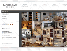 Tablet Screenshot of normax.pl